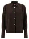 The Latest Cuffed-button Long Sleeves Shirt In Brown
