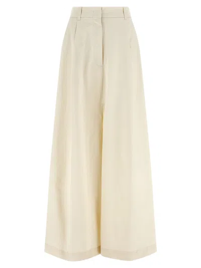 The Latest Thelatest Beige Cotton Mini Women's Skirt