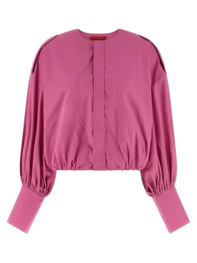 The Latest Thelatest Fuchsia Cotton Women's Blouse