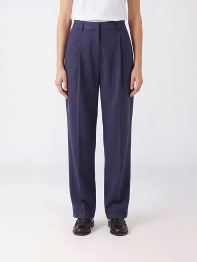 The Latest Thelatest Pants Woman Color Blue