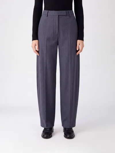The Latest Thelatest Pants Woman Color Grey In Purple