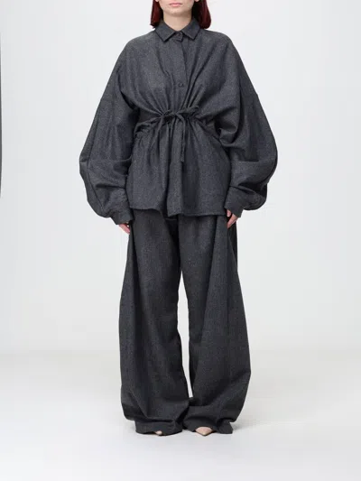 The Latest Thelatest Shirt Woman Color Grey In 灰色