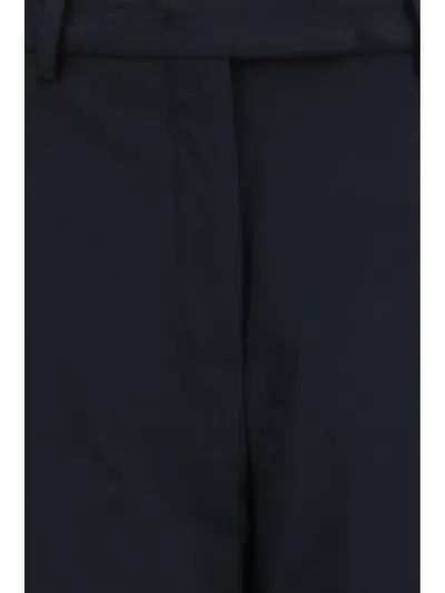 The Latest Thelatest Straight-leg Wool-blend Trousers In Brown