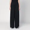 The Latest Thelatest Wide Black Alma Trousers In Black