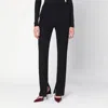 The Latest Thelatest Black Trousers With Zipped Slits In Black