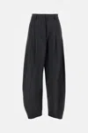 The Latest Tailored Wide Trousers With Pleats In Black