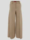 The Latest Billie Poplin Sand Pants In Beige