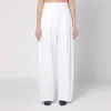The Latest Thelatest Wide White Billie Trousers In White
