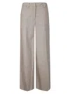 The Latest Wide-leg Trousers In Wool Blend In Gray