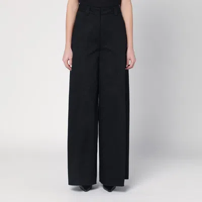 The Latest Poplin Pants In Black