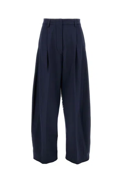 The Latest Wide Trousers With Side Pockets In Blue