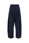 The Latest Wide Trousers With Side Pockets In Blue
