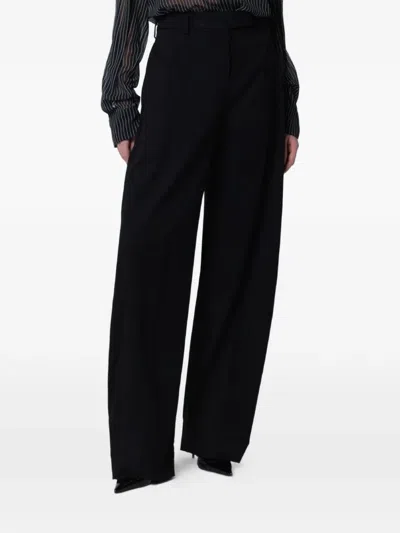 The Latest Wide-leg Trousers In Black