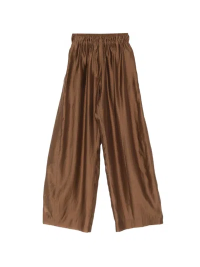 The Latest Wide-leg Trousers In Brown