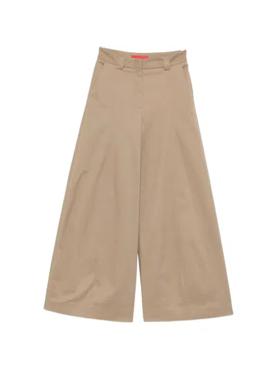 The Latest Wide-leg Trousers In Neutral