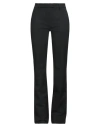 The Latest Woman Pants Black Size 10 Polyester, Wool, Elastane In Black