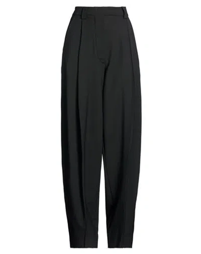 The Latest Woman Pants Black Size 4 Polyester, Virgin Wool, Elastane