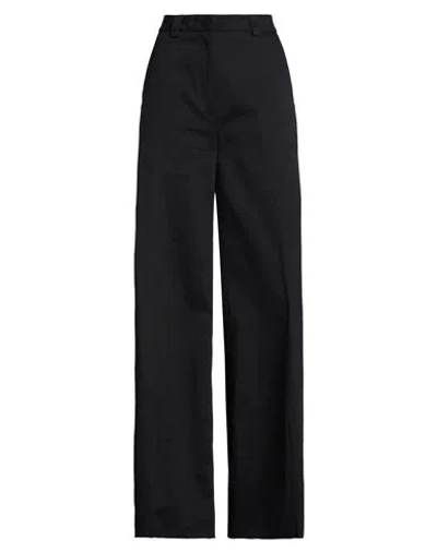 The Latest Woman Pants Black Size 8 Cotton, Elastane