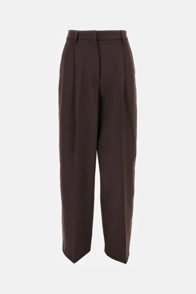 The Latest Wool Mixed Trousers In Brown