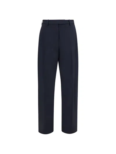 The Latest Wool Tailored Trousers In Blue