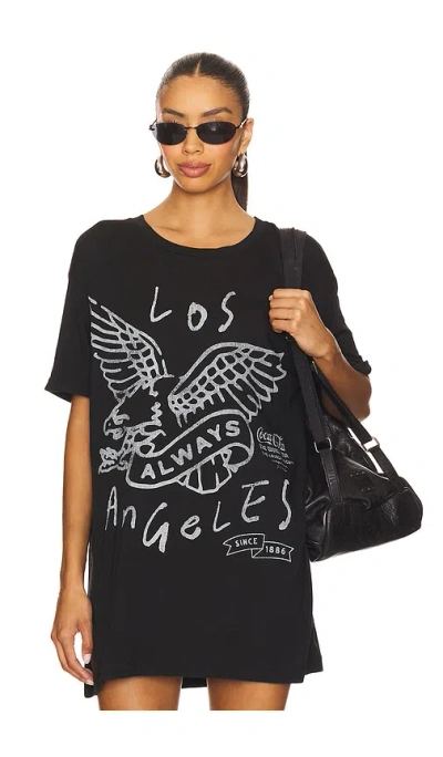 The Laundry Room Always Los Angeles Oversized Tee In Black