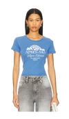 The Laundry Room Apres Ski Colorado Baby Tee In 复古蓝