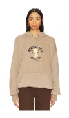 The Laundry Room Beverly Hills Rodeo Club Skull Hideout Hoodie In Brown
