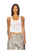 The Laundry Room Coors Light Ghost Party Rib Tank In White