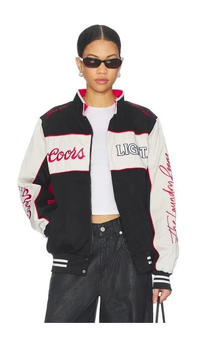 The Laundry Room Coors Light Official Tm Racing Jacket In Black