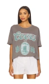 The Laundry Room Coors Original 40z Oversized Tee In Gray