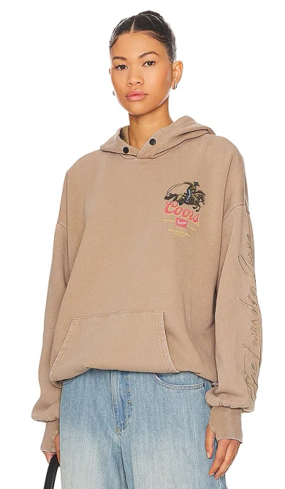The Laundry Room Coors Roper Hideout Hoodie In Camel Gold