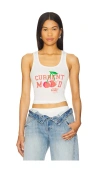 The Laundry Room Current Mood Tank Top In White