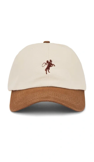 The Laundry Room Giddy Up Papa Cap In Bone & Brown