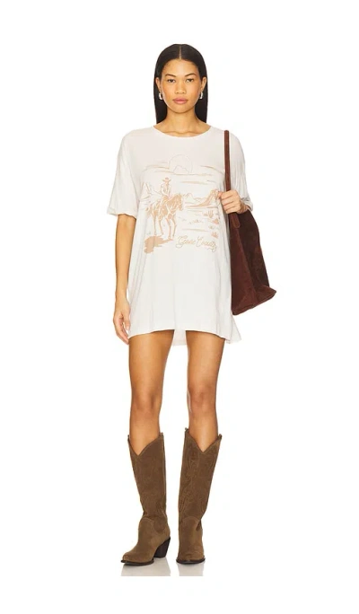 The Laundry Room Gone Country Oversized Tee In Bone