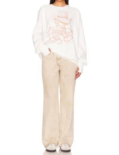 The Laundry Room Howdy Queen Jump Top In White In Animal Print