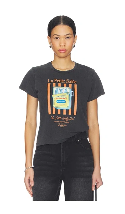 The Laundry Room La Petite Salee Perfect Tee In Black Snow
