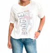 The Laundry Room Real Life Boogie Oversized Tee In White In White