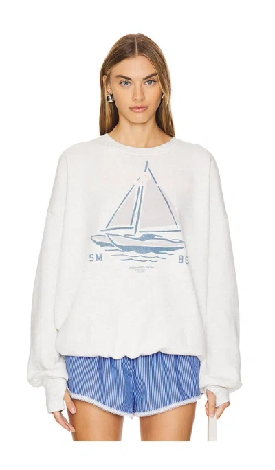 The Laundry Room S. Hamptons Regatta Sweatshirt In Heather