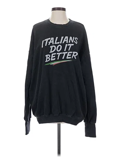 Pre-owned The Laundry Room Sweatshirt In Black