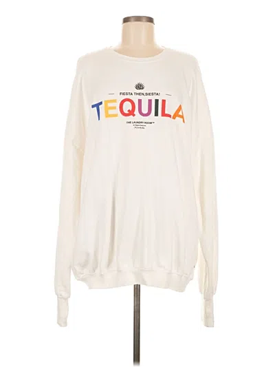 Pre-owned The Laundry Room Sweatshirt In White