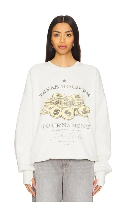 The Laundry Room Texas Hold 'em Jumper In Light Grey