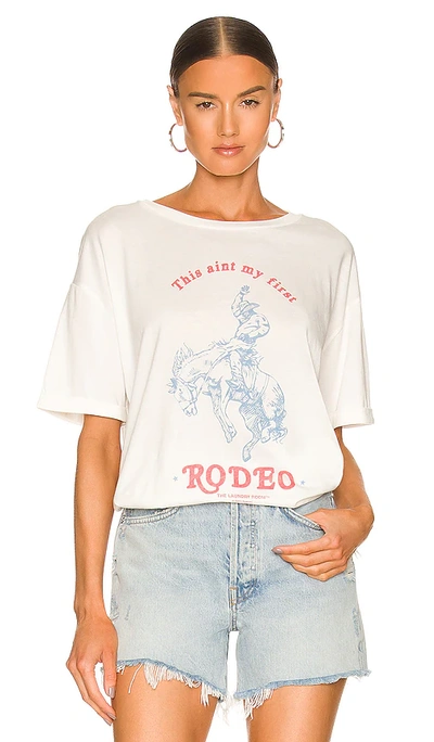 The Laundry Room This Ain't My First Rodeo Oversized Tee In Super Bright