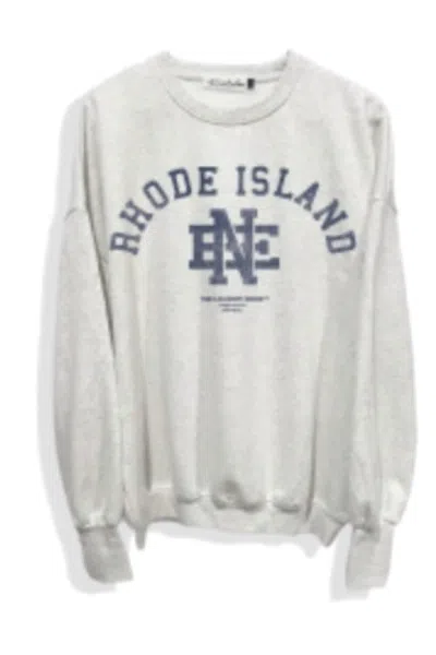 The Laundry Room Unisex Rhode Island Monogram Jump Top In Pebble Heather In Neutral