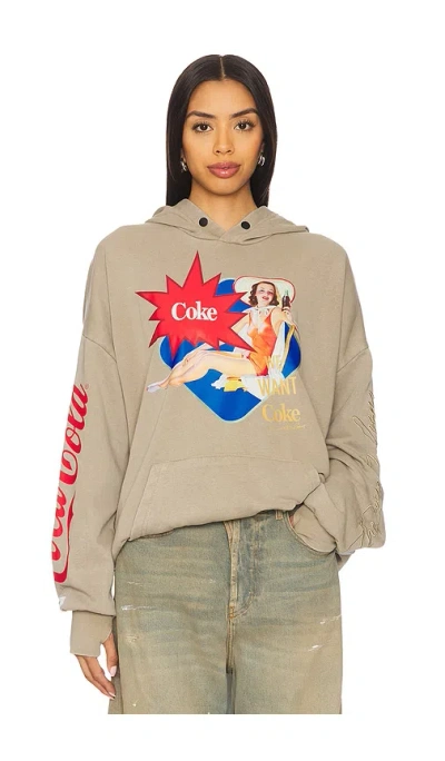 The Laundry Room We Want Coke Hideout Hoodie In Tan