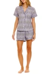 THE LAZY POET THE LAZY POET EMMA SEAGRASS & WAVES COTTON SHORT PAJAMAS