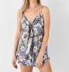 The Lazy Poet Rosie Summer Dunes Pajama Set In Blue In Blue