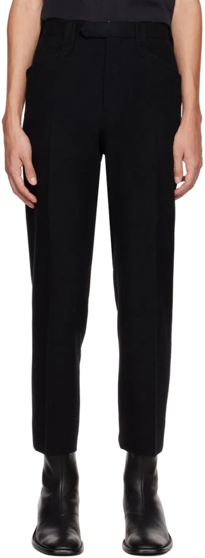 The Letters Black Western Trousers