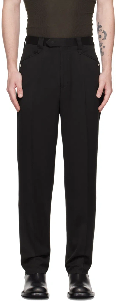 The Letters Black Western Trousers
