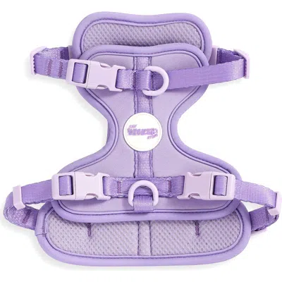 The Licker Store Arlo Adjustable Soft Padded No Pull Pet Harness With 3 Buckles And 3 Leash Clips In Pink