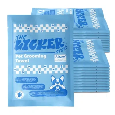 The Licker Store Dog Bath And Grooming Towels - Soft & Absorbent (20 Count)